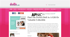 Desktop Screenshot of dolls.com